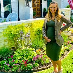 Isabel maternity target green tank dress medium